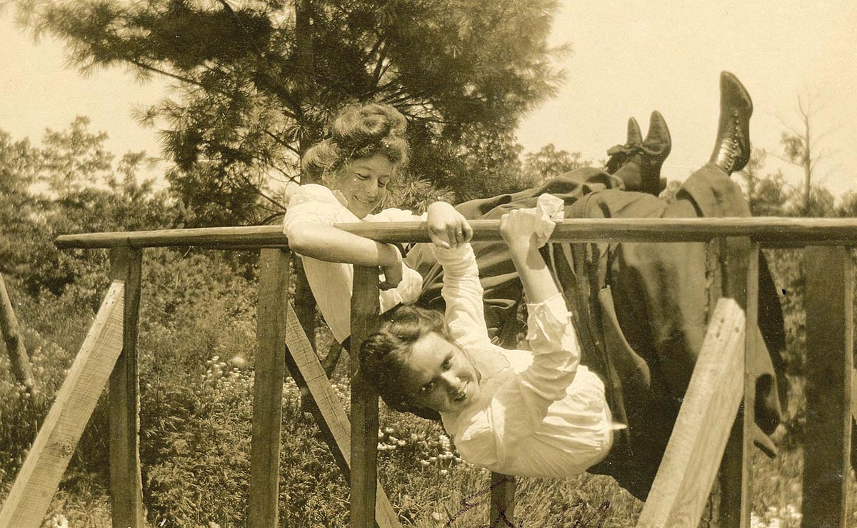 Lillian Exum Clement, ca 1902, and unidentified friend Image courtesy of the State Archives of North Carolina