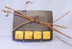 Wall tile with grapevine