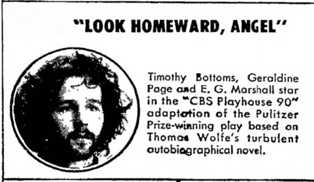 lookhomeward angel ad