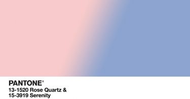PANTONE Color of the Year Rose Quartz Serenity