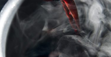 Cooking with red wine