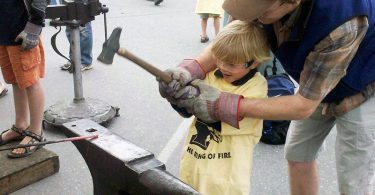 "Fire on the Mountain" Blacksmith Festival in Spruce Pine