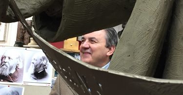 Frederick Law Olmsted Statue at NC Arboretum