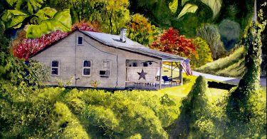 Watercolor exhibition at North Carolina Arboretum