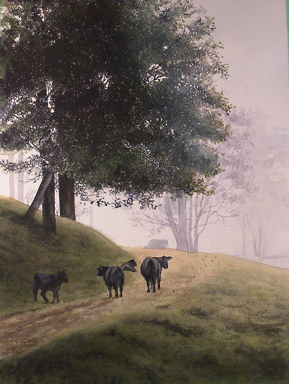 Watercolor exhibition at North Carolina Arboretum