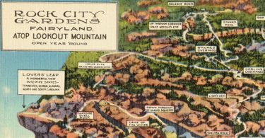 Rock City on Lookout Mountain near Chattanooga, Tennessee