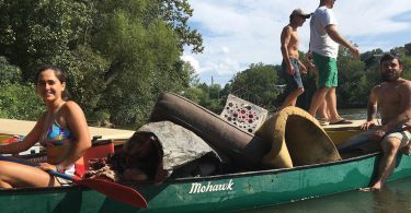 Wilma Dykeman Riverway Series river cleanup Photo courtesy of Asheville GreenWorks