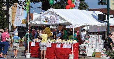 booth at apple festival