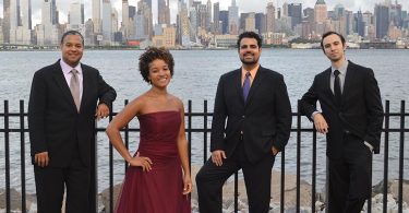 Harlem Quartet in NYC. Photo by Amy Schroeder