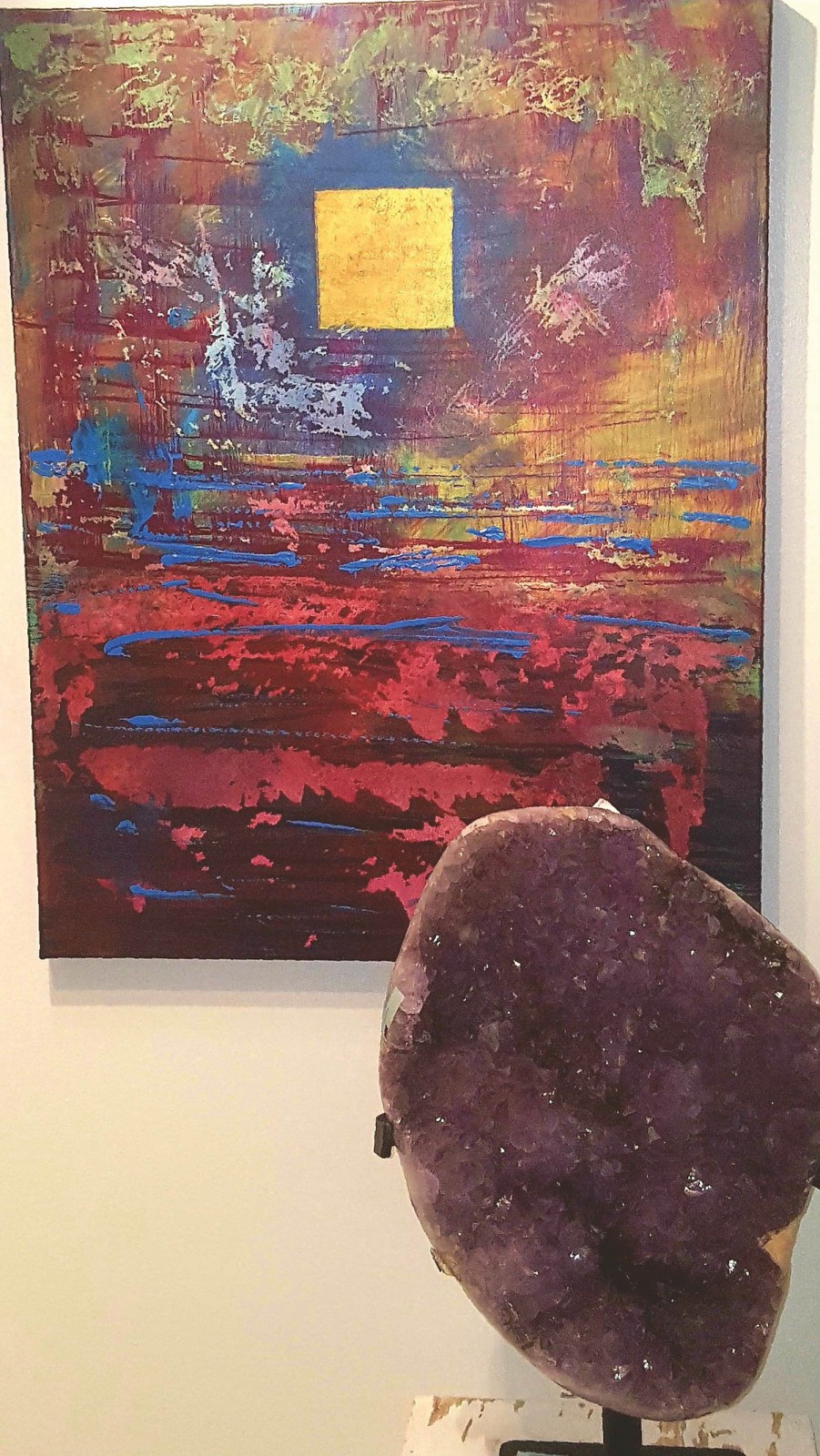 Convergence with Amethyst. Bill Bowers, artist