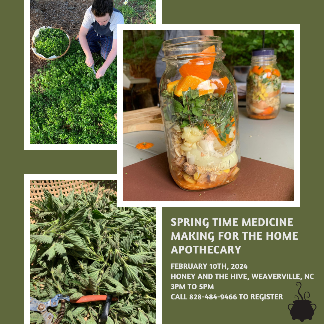 Spring time medicine for the home apothecary