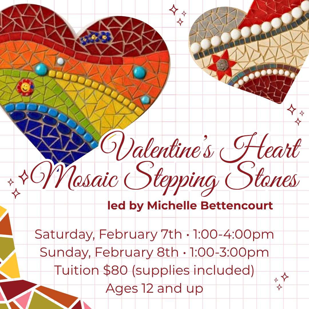 Valentines Mosaic Stepping Stones Web Graphic
