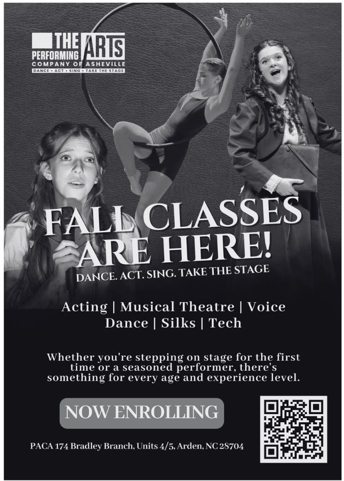 DANCE. ACT. SING. with PACA!! — Education in THE Performing Arts Company of Asheville | PACA